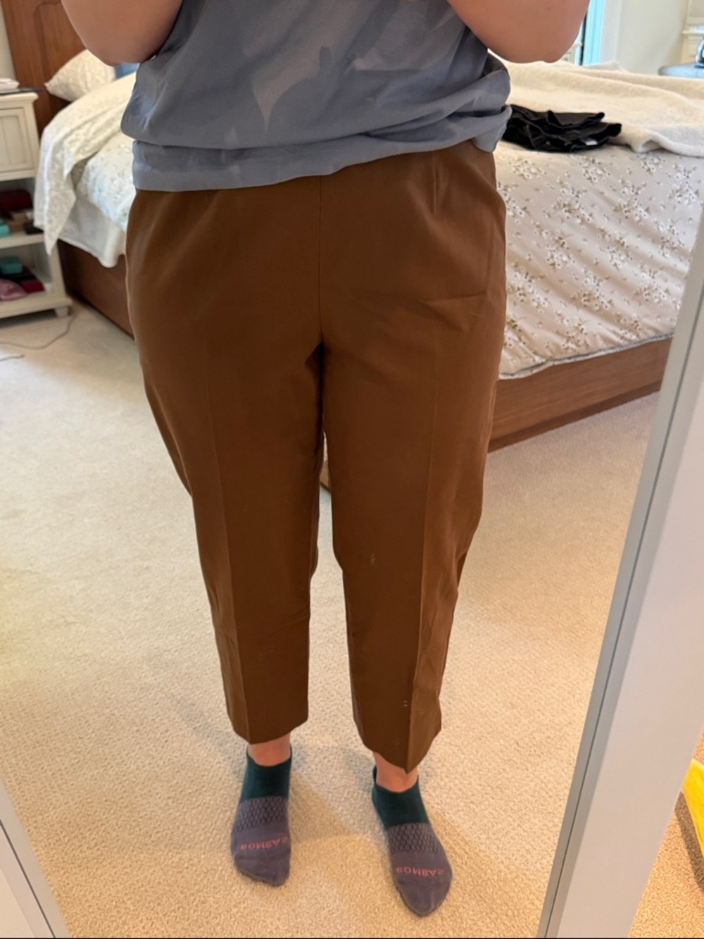 Lafayette 148 New York Women's Brown Cropped Trousers